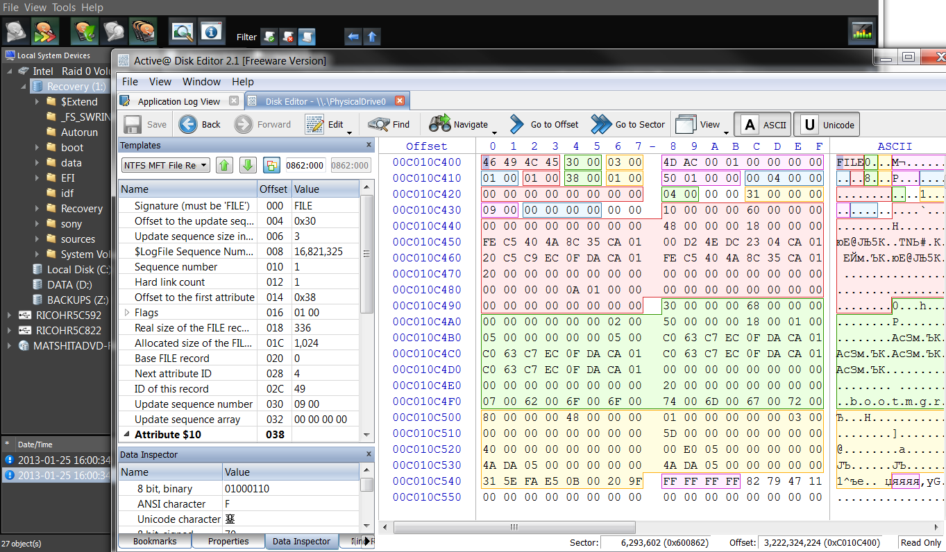 NTFS Data Recovery Toolkit screenshot