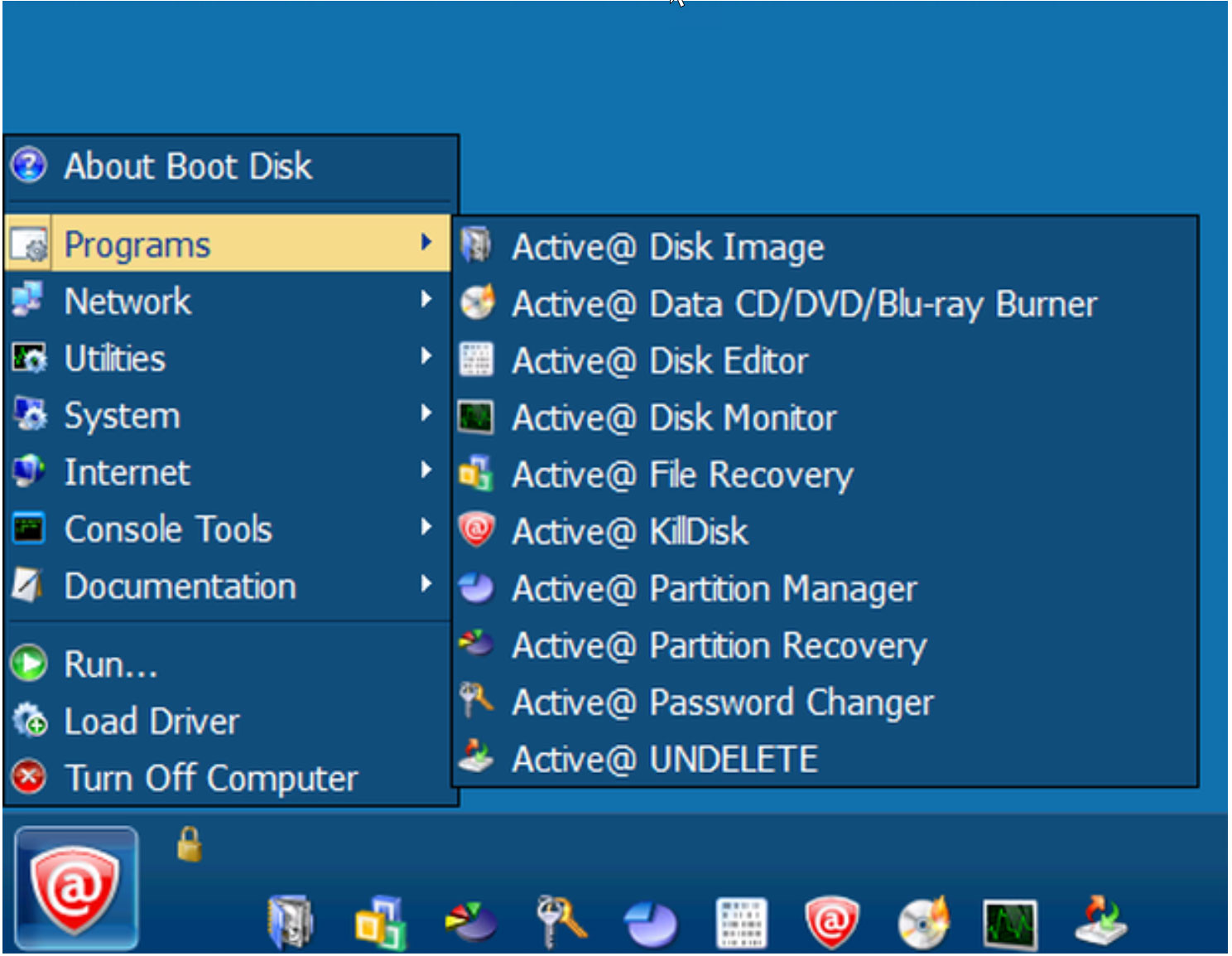 Active@ UNDELETE in Active@ Boot Disk