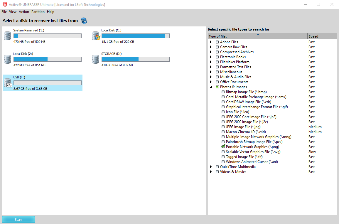 Active@ File Recovery - LSoft Technologies