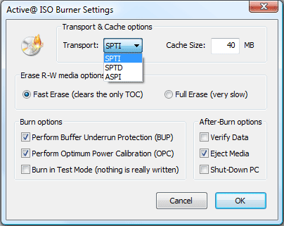 ISO Burner screenshot