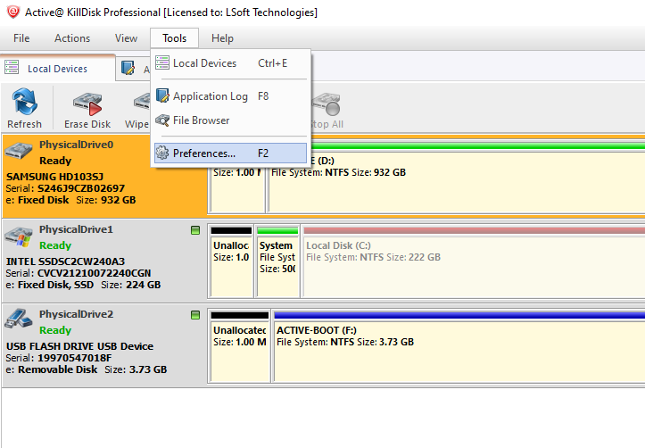 Højde vigtigste hane Active@ KillDisk Erase Certificate Overview