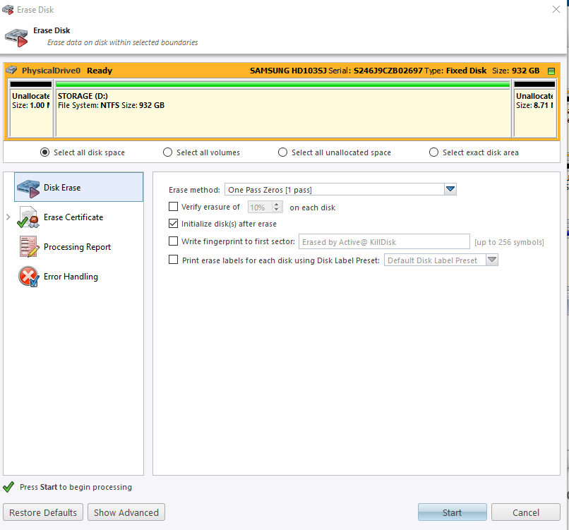 How to wipe a drive in Windows 10 or Windows 11