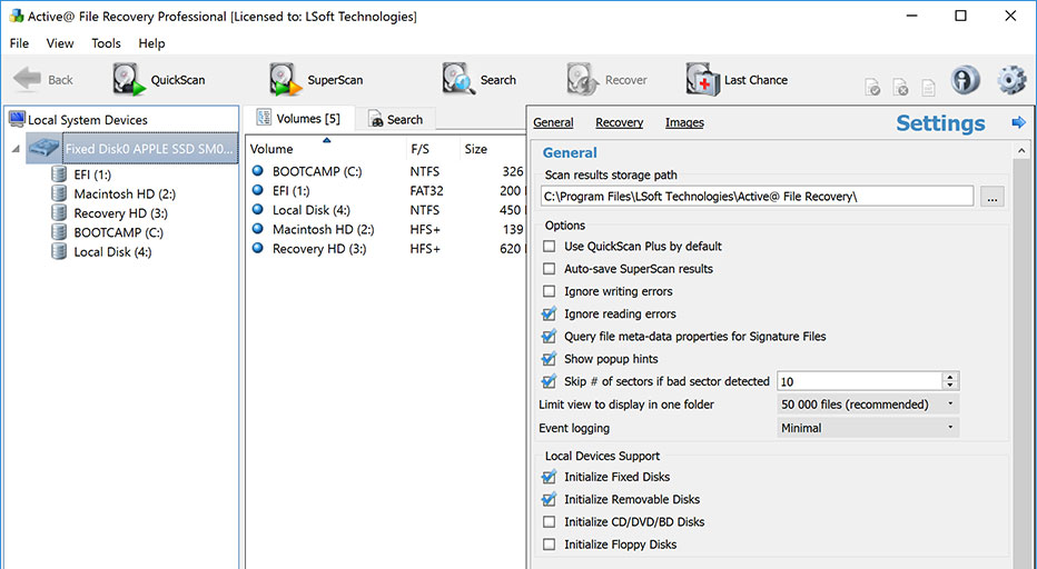 Active@ File Recovery - LSoft Technologies